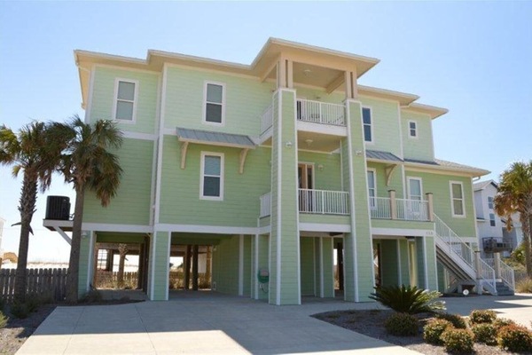 3 story home with breezeway, ample parking and great views-so close to the beach