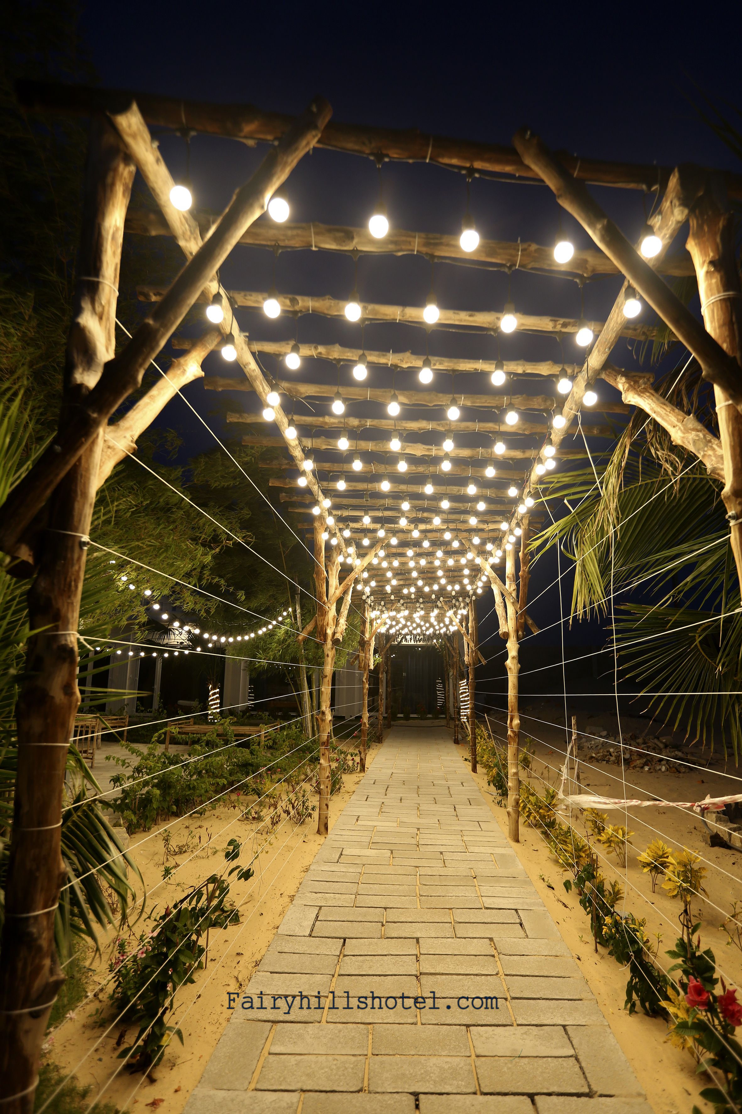 Front of property – evening/night