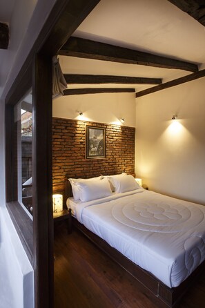 Deluxe Twin Room, 2 Twin Beds, Courtyard View | 1 bedroom, individually furnished, desk, free WiFi - Hotel Patan House (Lalitpur)