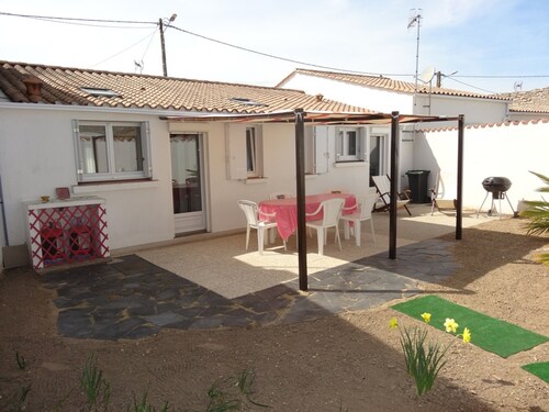 Maison proche centre, 4 pers, terrasse