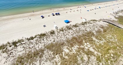 Gulf Front! Valtava Ulottumamitan parveke kulmayksikköön, Best Katso Gulf Shores !!!