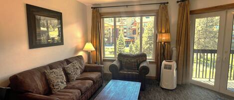 TV, fireplace, DVD player