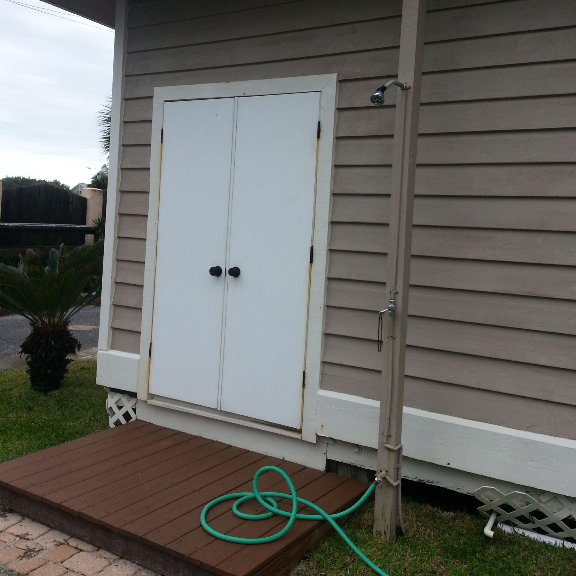 Your own private outdoor shower 