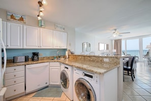 Fridge, microwave, oven, stovetop - +Serenity by the Sea+, Family Friendly, Best Views/ Location, Direct OF Corner! (Myrtle Beach)