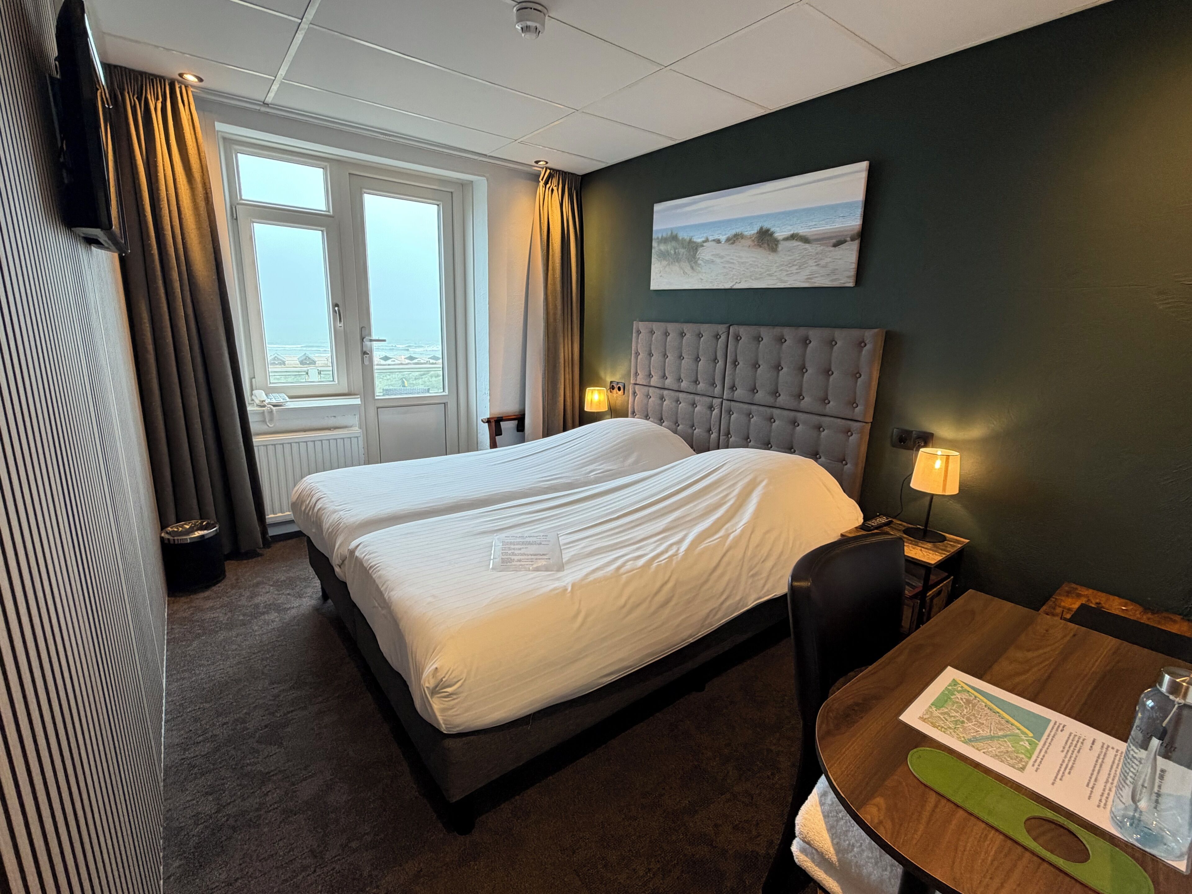 Basic Double or Twin Room, Ocean View | In-room safe, blackout drapes, iron/ironing board, free WiFi