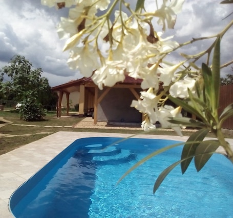 Outdoor pool. Potyka Apartman