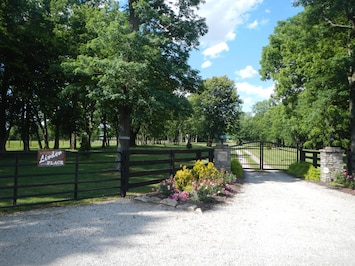 Beautiful front entrance with Security Gate which locks at 11:00pm.