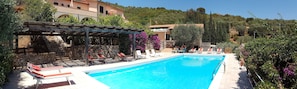 Outdoor pool - Studio apartment in a residence with swimming pool. Panoramic position with sea view (Livorno)