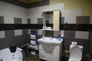 Hair dryer, towels - Next station (Kutaisi)