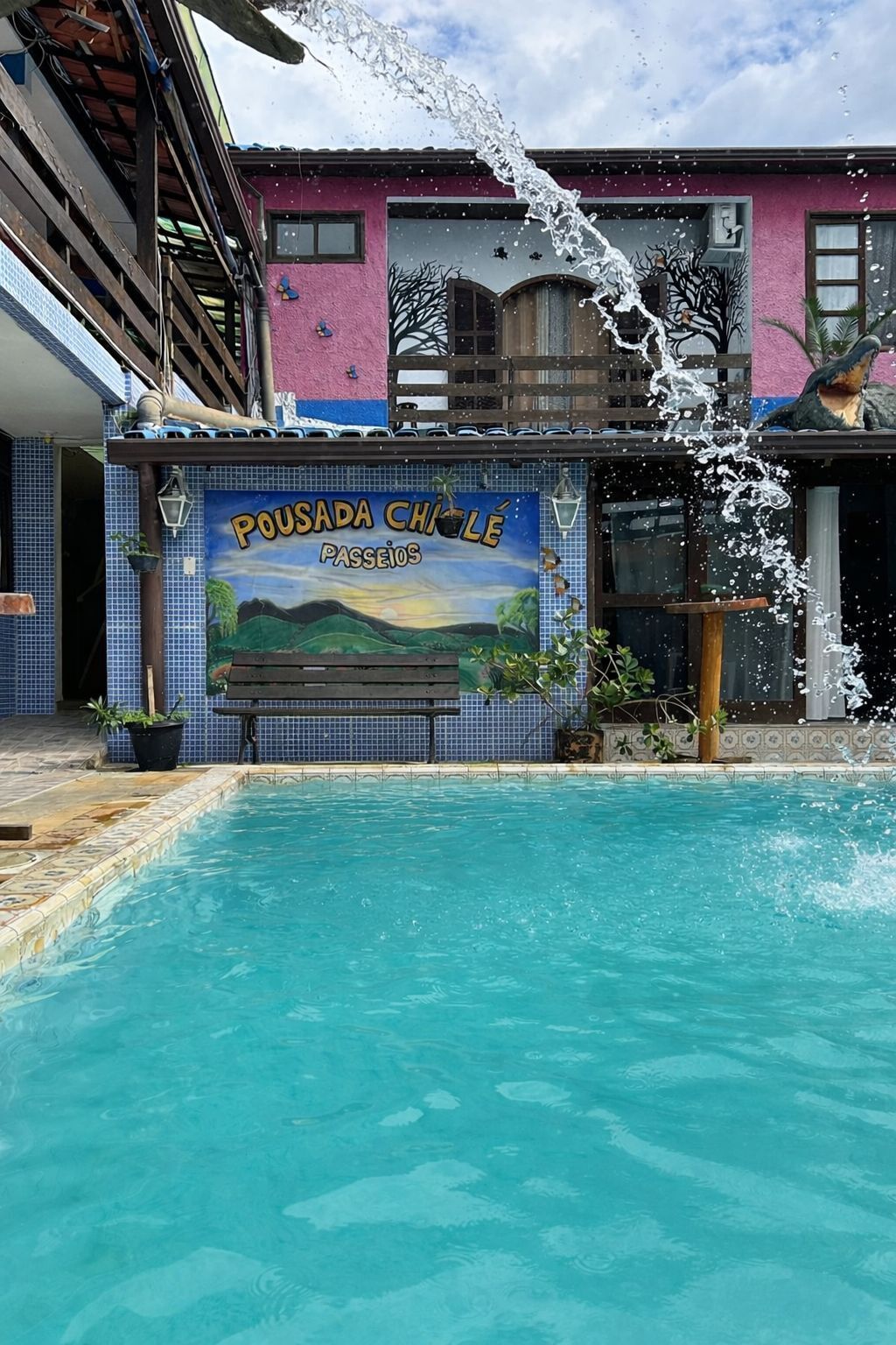 Façade de l’hébergement