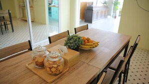 Ferdiglaget frokost hver dag (mot et tillegg)