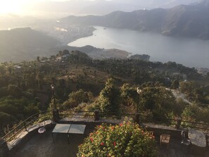 Blick von der Unterkunft