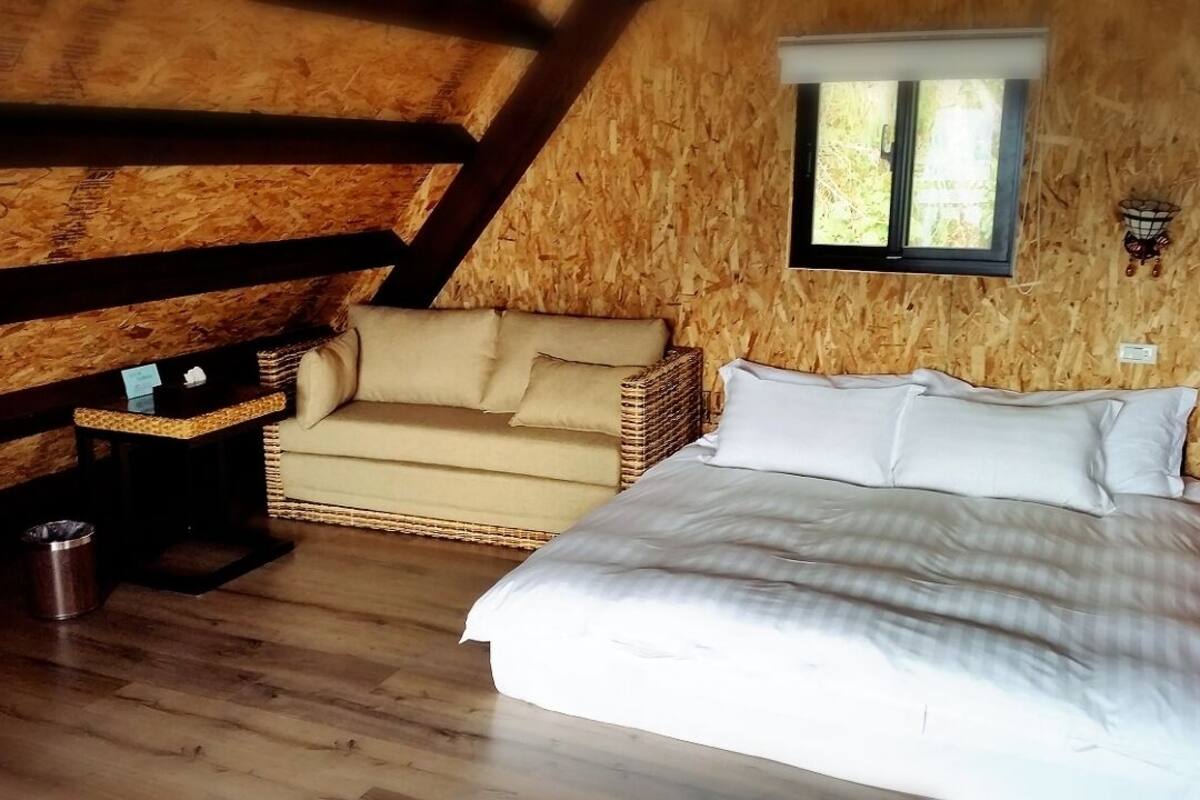 Cabaña Signature, 1 cama de matrimonio, vistas a la montaña | Edredones de plumas, decoración individual, mobiliario individual