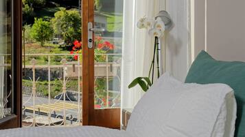 Double or Twin Room, Private Bathroom, Mountain View | Balcony view