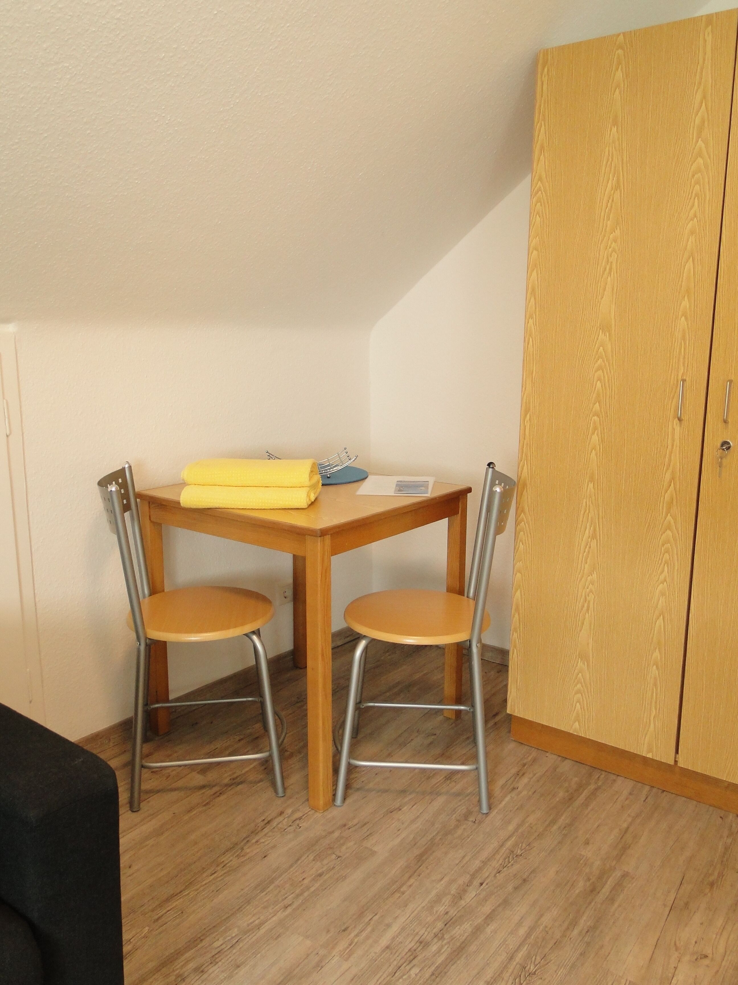 Spiseområde på rommet