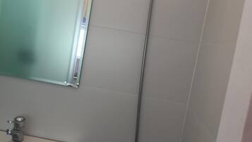 Shower, free toiletries, hair dryer, bathrobes