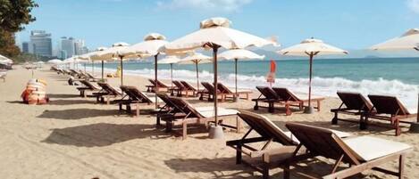 Private beach nearby