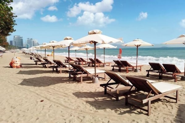 Private beach nearby