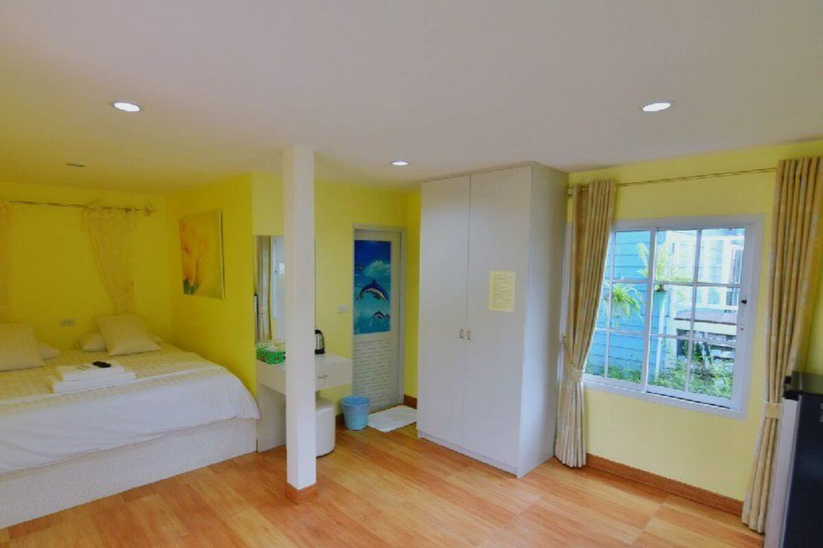 Standard King Room | ผ้าปูที่นอนฝ้ายอียิปต์, เครื่องนอนระดับพรีเมียม, ผ้านวมขนเป็ด