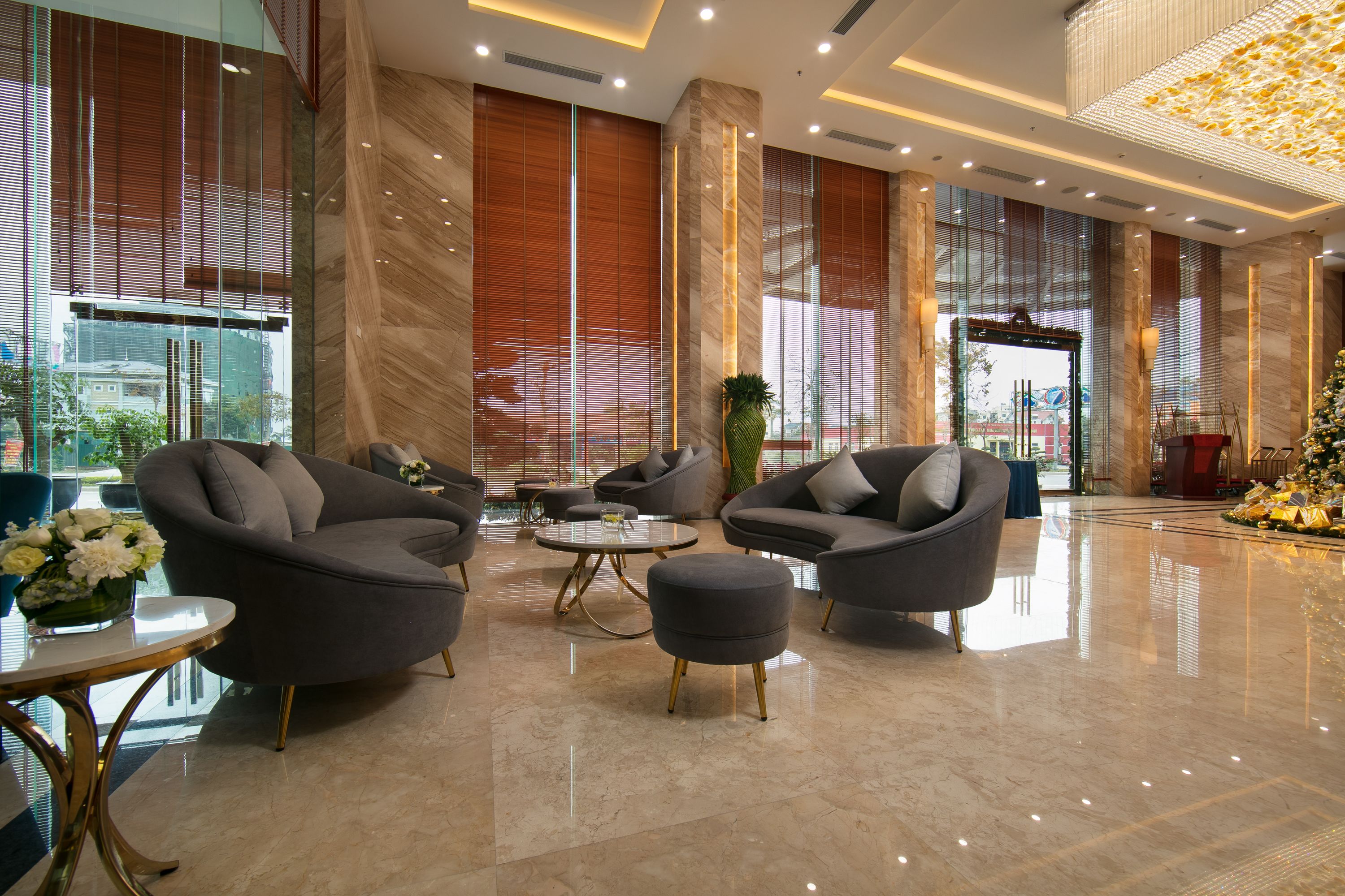 Sala de estar en el lobby