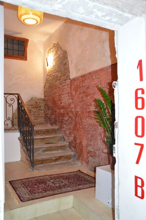 Entrada de l'allotjament