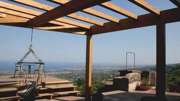 Appartamento, 1 camera da letto, terrazzo (Etna) | Terrazza/patio