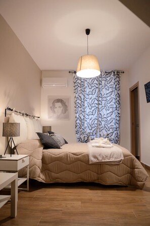 Premium bedding, memory foam beds, blackout drapes, soundproofing