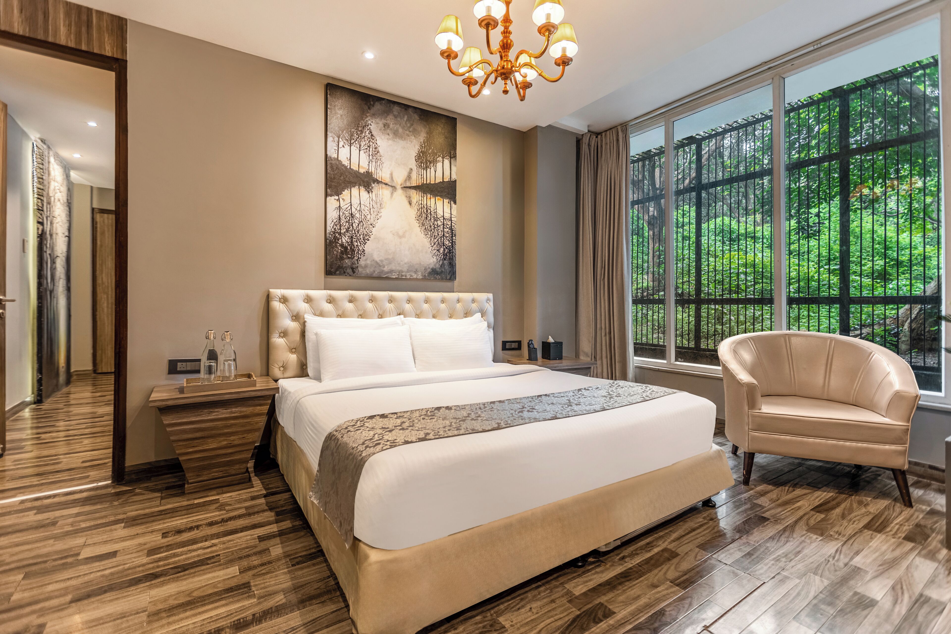 Minibar, in-room safe, blackout drapes, soundproofing