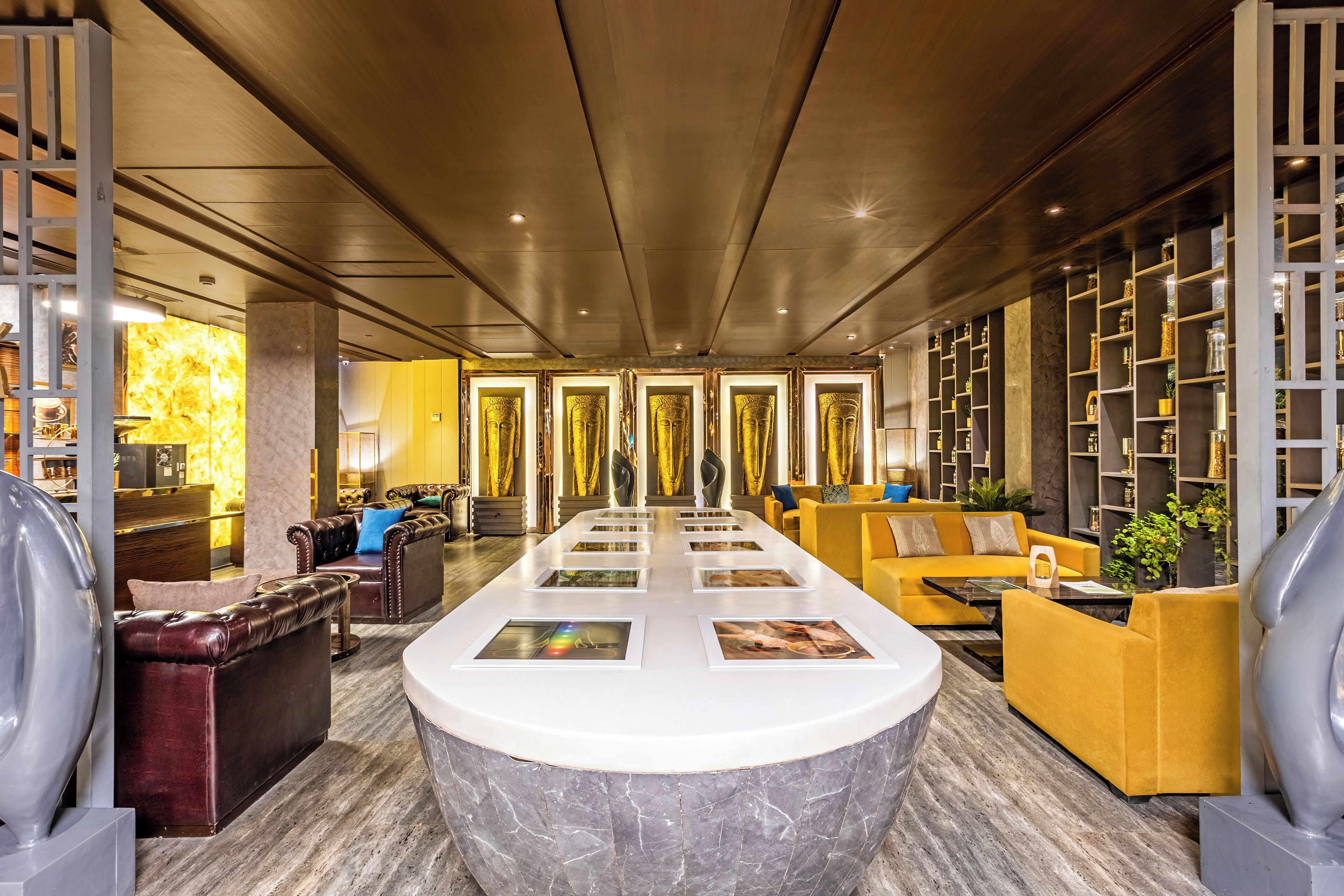 Sala de estar en el lobby