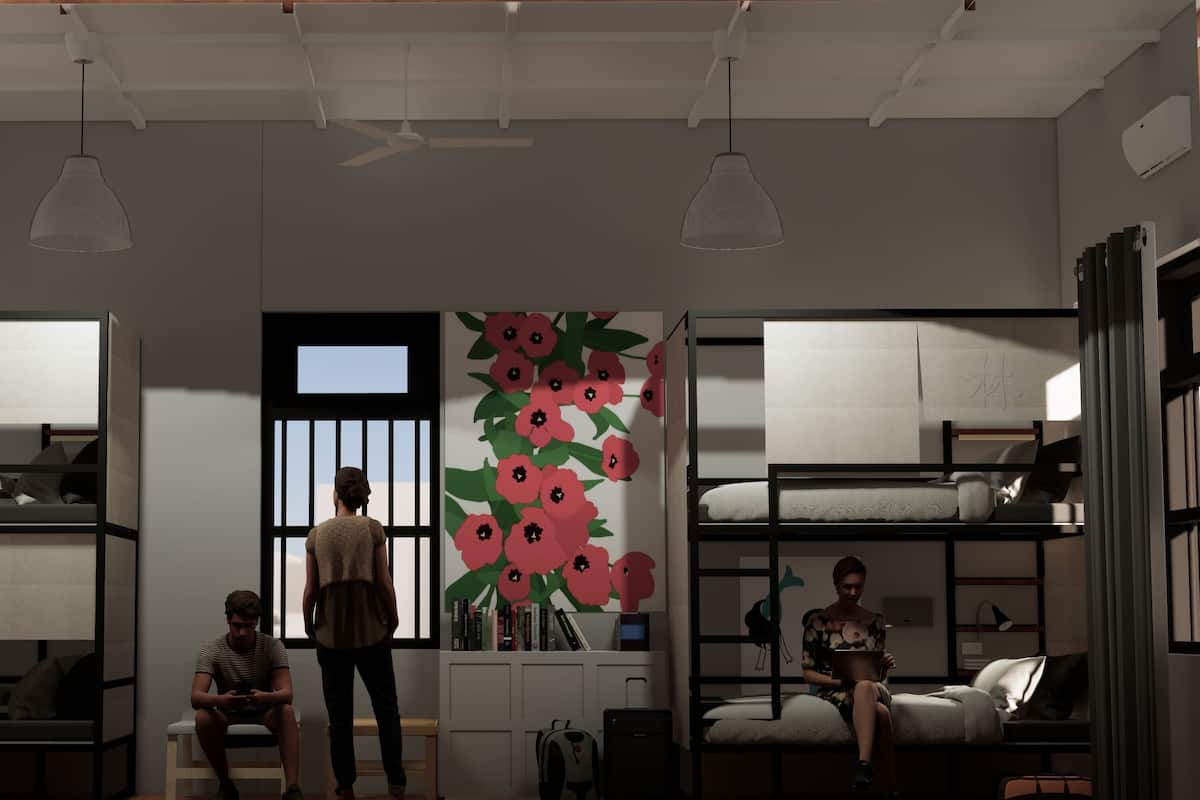 Female dorm with share bathroom | In-room safe, laptop workspace, free WiFi, bed sheets