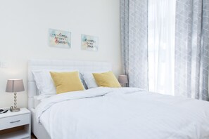 Leilighet – executive, 1 queensize-seng med sovesofa (2) | 1 soverom, skrivebord, lydisolert og strykejern/-brett