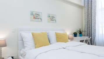 Departamento ejecutivo, 1 cama Queen size y sofá cama (3) | 1 habitación, escritorio y insonorización