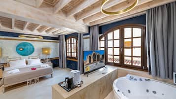 Suite Supérieure, bain à remous (Lindos)