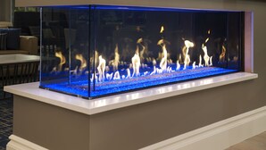 A modern aquarium with a celestial-themed backdrop. - TownePlace Suites by Marriott San Diego Airport/Liberty Station (San Diego)
