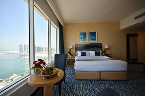 Luxury Suite, 2 Bedrooms, Sea View | View from room - Harbour Suites Hotel from Holiday Gulf Hotel (Manama)