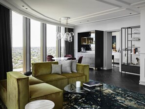 Loftsleilighet (Des Créateurs) | Sengetøy av topp kvalitet, minibar og safe på rommet