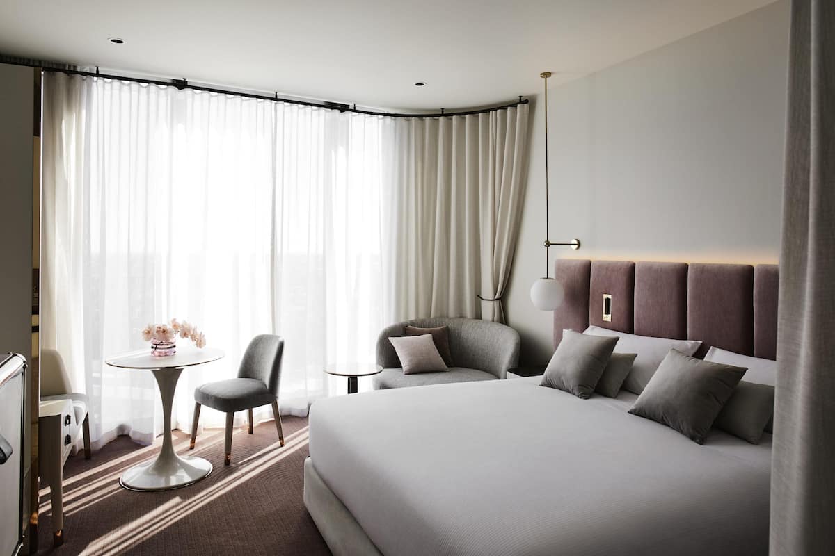 Deluxe Room, 1 King Bed (Open Bathroom) | 1 bedroom, premium bedding, minibar, in-room safe