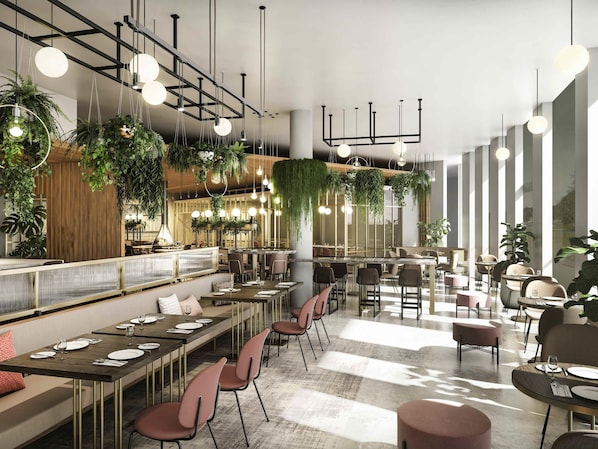 Petit déjeuner, déjeuner et dîner servis sur place