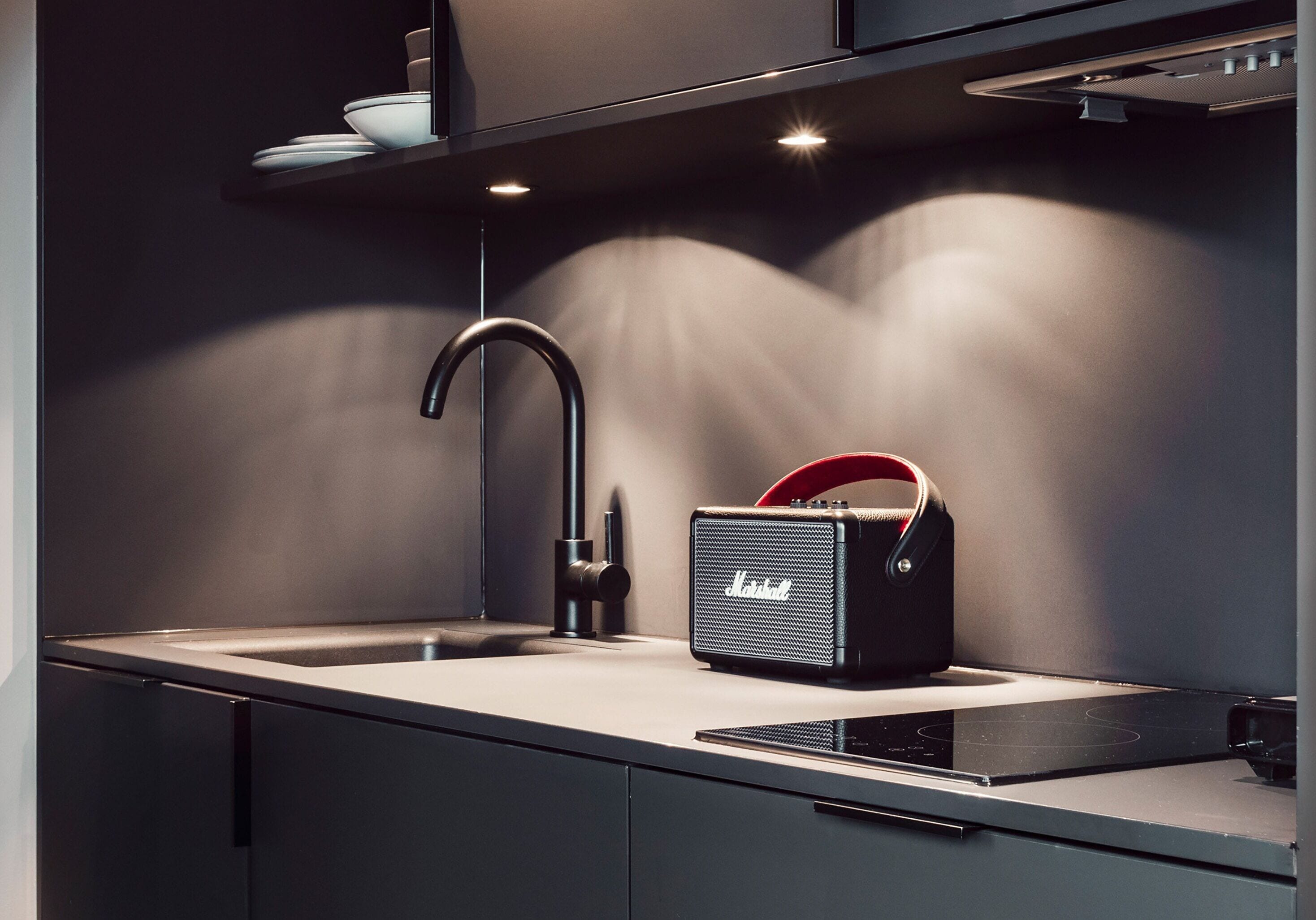 executive studio, 1 king bed, non smoking | private kitchen