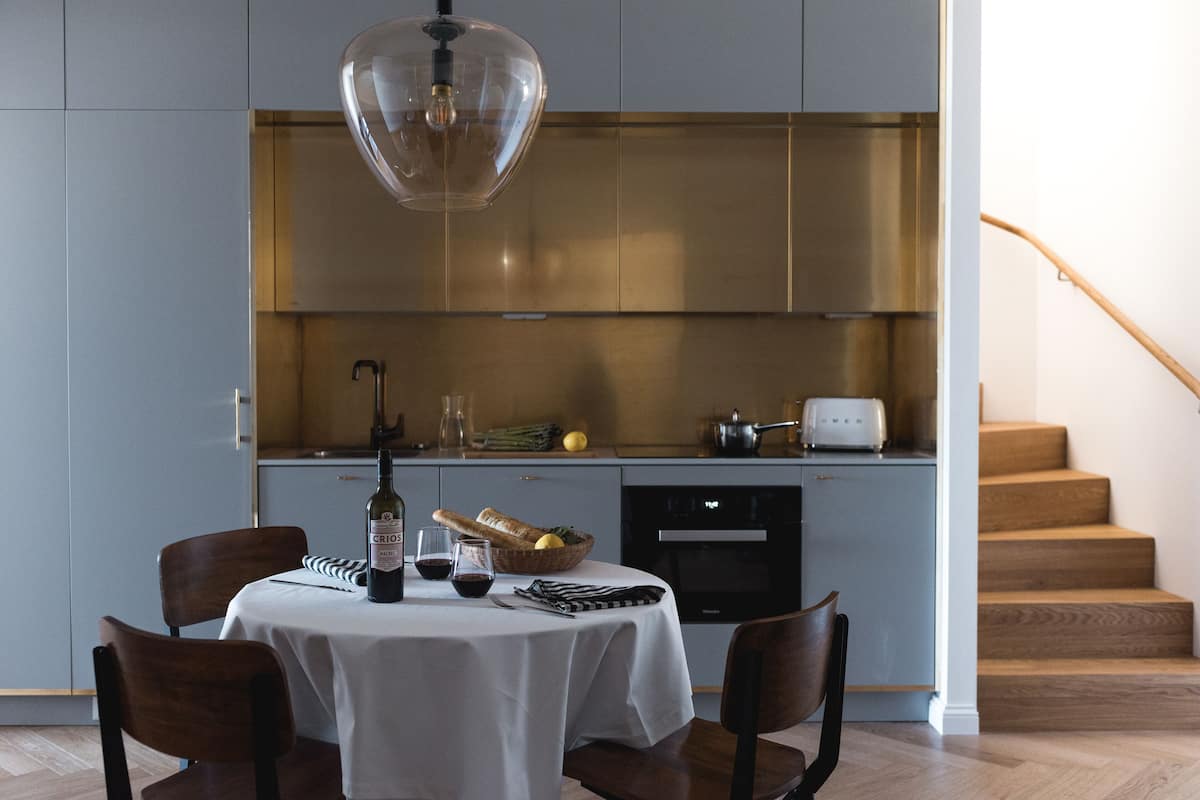Luxury-Apartment, 1 Schlafzimmer | Eigene Küche | Espressomaschine, Wasserkocher mit Kaffee-/Teezubehör