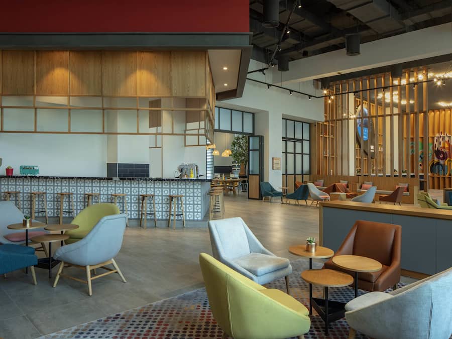 Zona de estar del vestíbulo