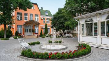 Majoituspaikan julkisivu