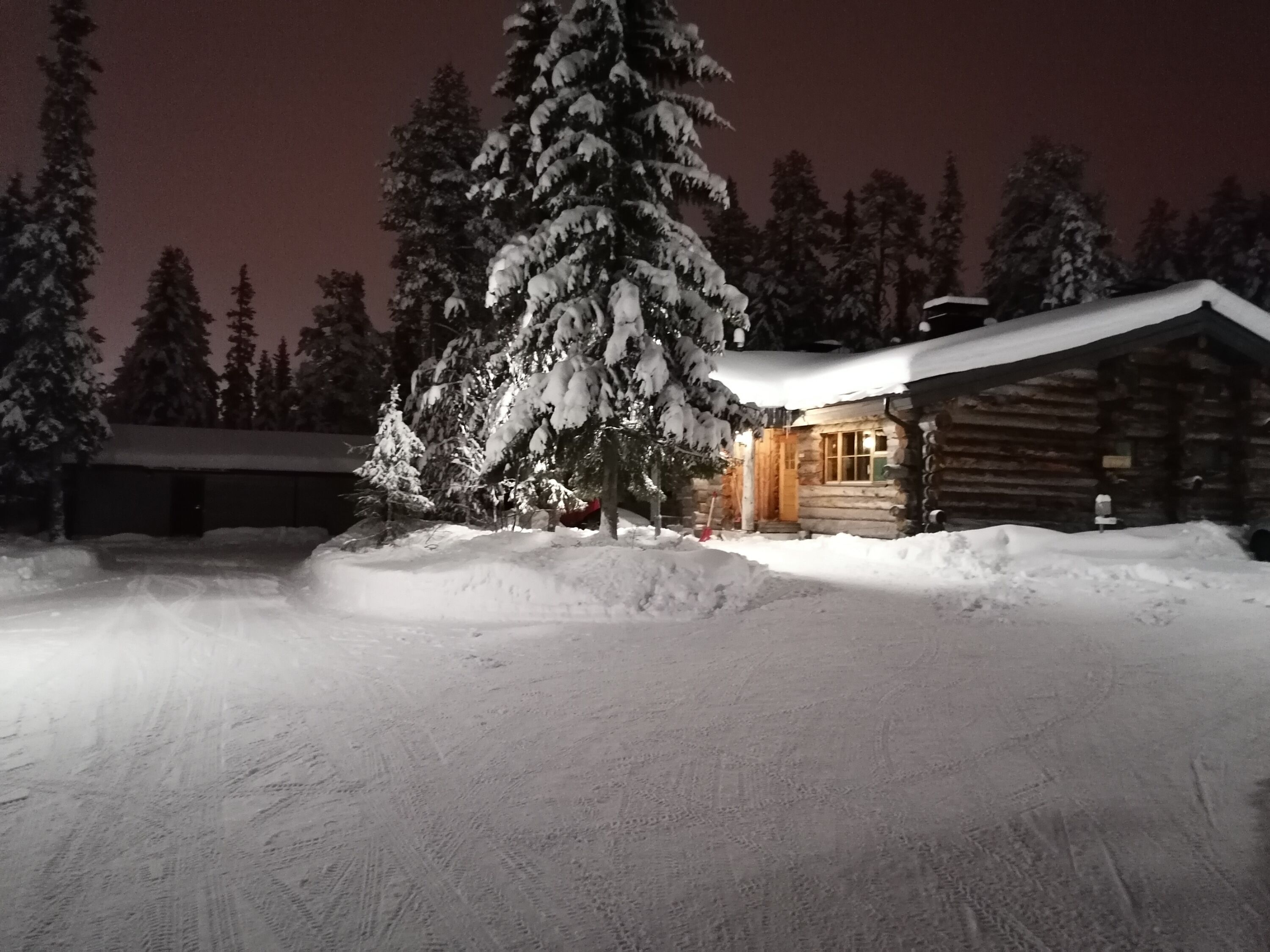 Front of property – evening/night