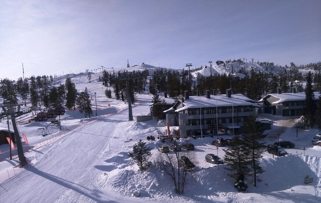 منظر من الجو على ارتفاع عالٍ