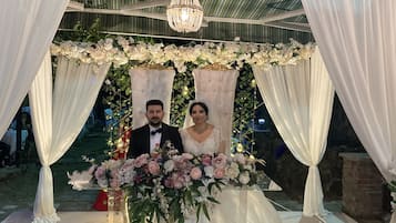 Área para banquetes al aire libre