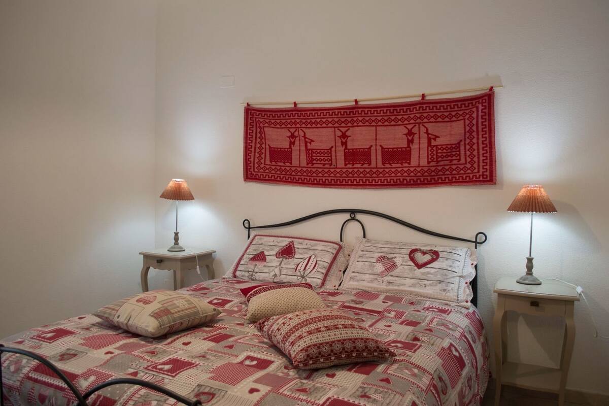 Desk, blackout curtains, free cots/infant beds, free WiFi