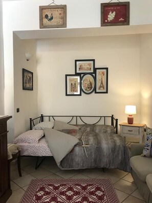 Desk, blackout curtains, free cots/infant beds, free WiFi