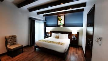 1 slaapkamer, luxe beddengoed, donsdekens, een kluis op de kamer