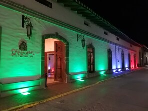 Front of property - evening/night