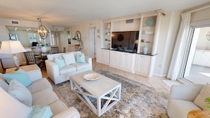 Condo, 2 Bedrooms | Living area | 30-inch TV with cable channels - Inlet Reef 205 2 Bedroom Apts by RedAwning (Destin)